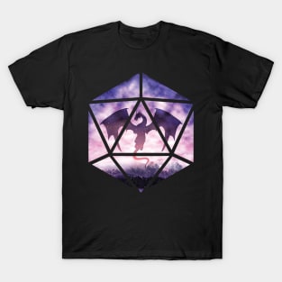 Purple Dragon D20 T-Shirt